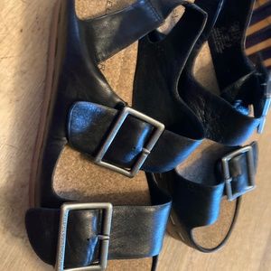 Nice leather black sandals